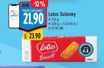 Albert Lotus sušenky nabídka