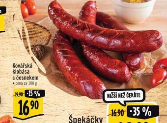 Albert Kovářská klobása s česnekem nabídka
