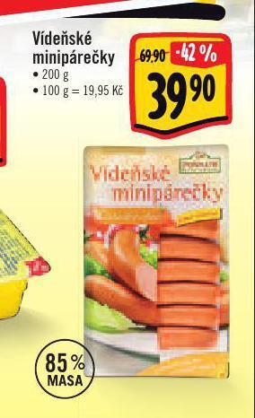 Albert Vídeňské minipárečky nabídka