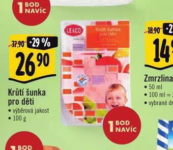 Albert Krůtí šunka pro děti nabídka