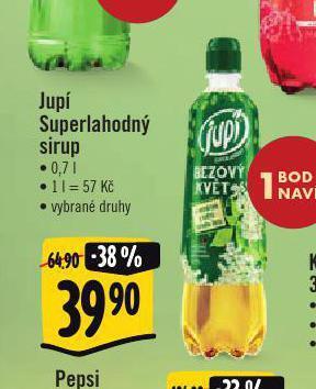 Albert Jupí superlahodný sirup nabídka