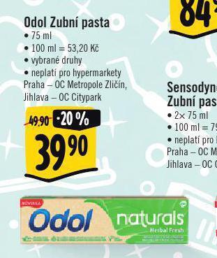 Albert Odol zubní pasta nabídka