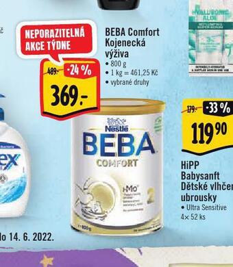 Albert Beba comfort kojenecká výživa nabídka