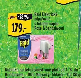 Raid elektrický odpařovač s tekutou náplní