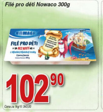 Hruška Filé pro děti Nowaco 300g nabídka