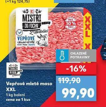 Kaufland Vepřové mleté maso xxl nabídka