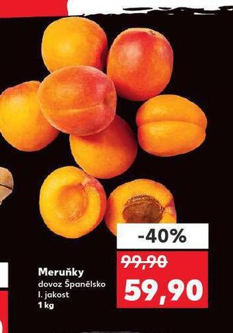 Kaufland Meruňky nabídka