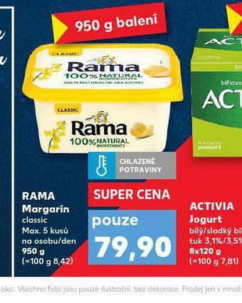 Kaufland Rama margarín nabídka