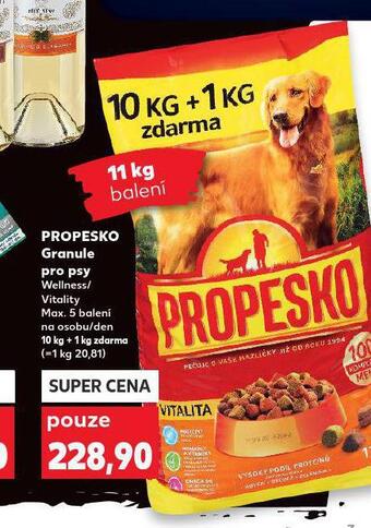 Kaufland Propesko granule pro psy nabídka
