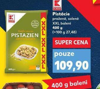 Kaufland Pistácie pražené, solené nabídka