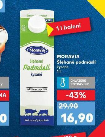 Kaufland Moravia šlehané podmáslí nabídka