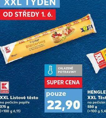 Kaufland Xxl listové těsto nabídka