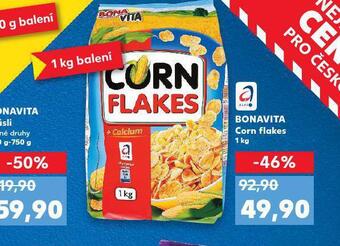 Kaufland Bonavita corn flakes nabídka