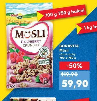 Kaufland Bonavita müsli nabídka