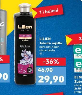 Kaufland Lilien tekuté mýdlo nabídka
