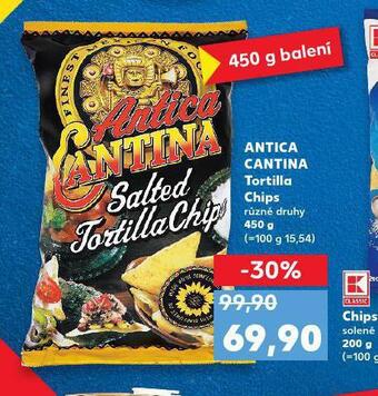 Kaufland Antica cantina tortilla chips nabídka