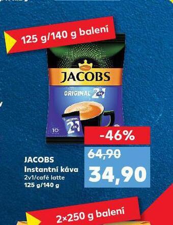 Kaufland Jacobs instantní káva nabídka