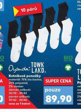 Kaufland Kotníkové ponožky nabídka