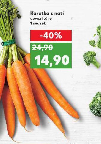 Kaufland Karotka s natí nabídka