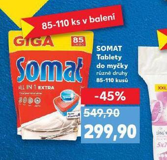 Kaufland Somat tablety do myčky nabídka