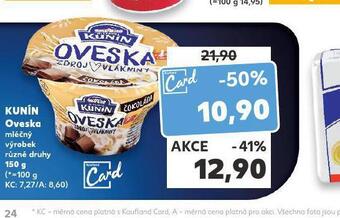 Kaufland Kunín oveska nabídka
