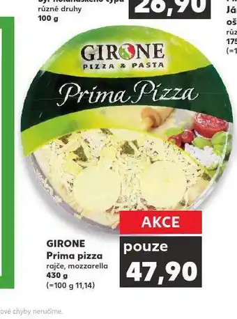 Kaufland Prima pizza nabídka
