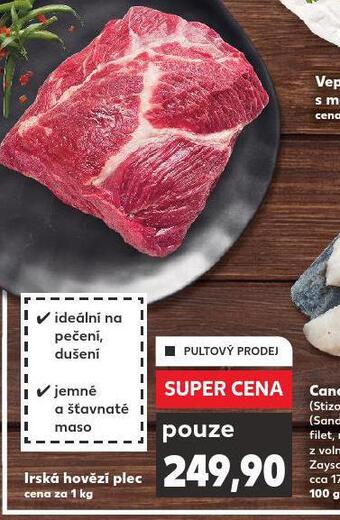 Kaufland Irská hovězí plec nabídka