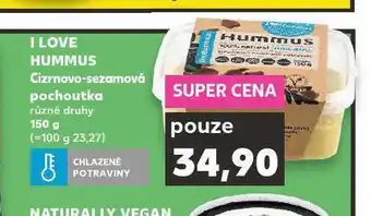 Kaufland I love hummus nabídka