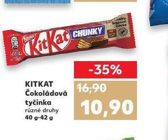 Kaufland Kitkat čokoládová tyčinka nabídka