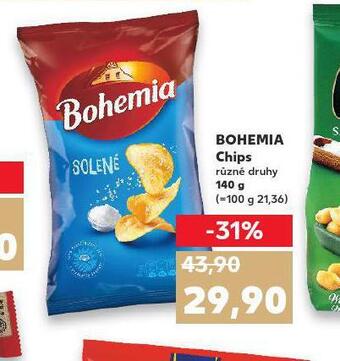Kaufland Bohemia chips nabídka