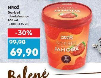 Kaufland Mrož sorbet nabídka