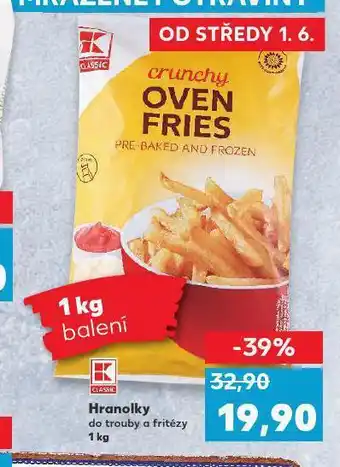 Hranolky do trouby a fritézy
