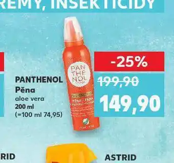 Panthenol pěna