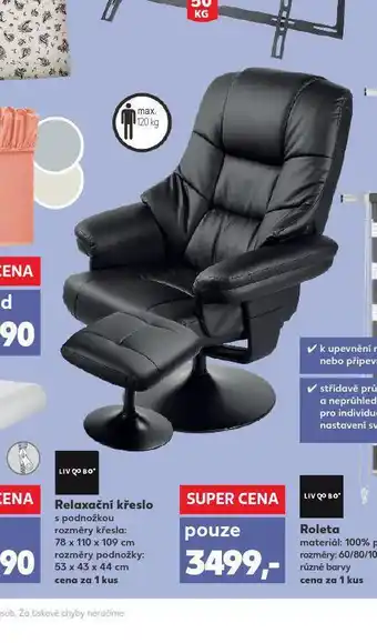 Kaufland Relaxační křeslo nabídka