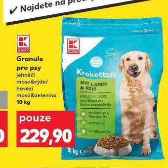 Kaufland Granule pro psy nabídka