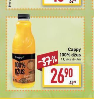 Billa Cappy 100% džus nabídka