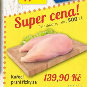 Kubík potraviny Kuřecí prsní řízky za 1kg nabídka
