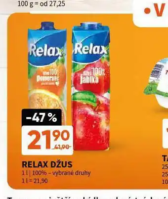 Terno Relax džus nabídka