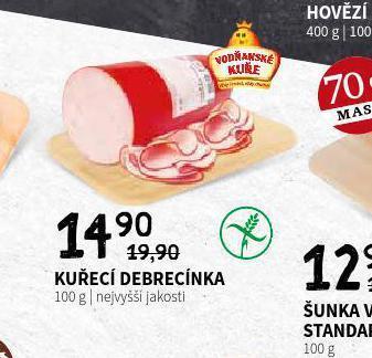 Terno Kuřecí debrecínka nabídka