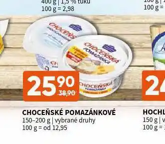 Terno Choceňské pomazánkové nabídka