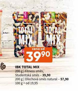 Terno Ibk total mix ořechová směs natural nabídka