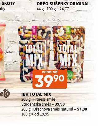 Terno Ibk total mix studentská směs, fitness směs nabídka
