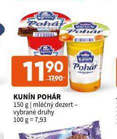 Terno Kunín pohár nabídka