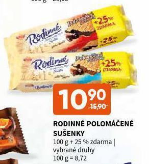 Terno Rodinné polomáčené sušenky nabídka