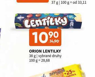 Terno Orion lentilky nabídka