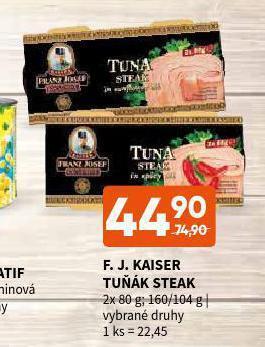 Terno F.j.kaiser tuňák steak nabídka