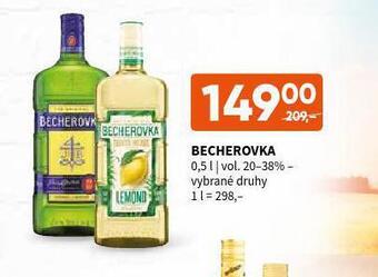 Terno Becherovka nabídka