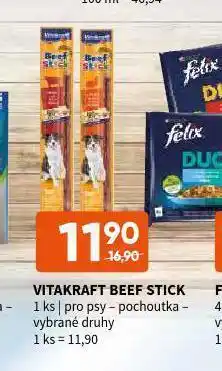 Terno Vitakraft beef sticks pochoutky pro psy nabídka