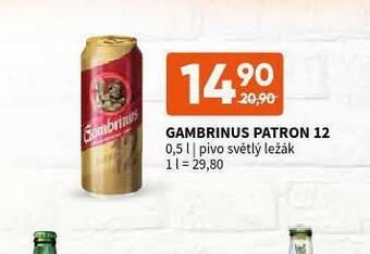 Terno Pivo gambrinus patron 12 nabídka