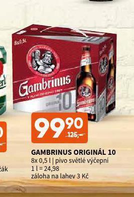 Terno Pivo gambrinus originál nabídka